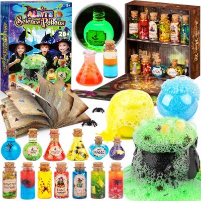 Alritz Science Potions Kit for Kids - 23 Magic Mix Potion Bottles, Witches Cauldron,DIY Crafts Kit Birthday Christmas Party Decorations Gifts Toys for Boys Girls 9 10 11+ Years Old
